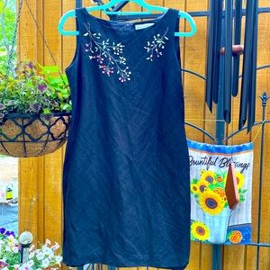 Casual Corner Linen-blend Sheath Dress